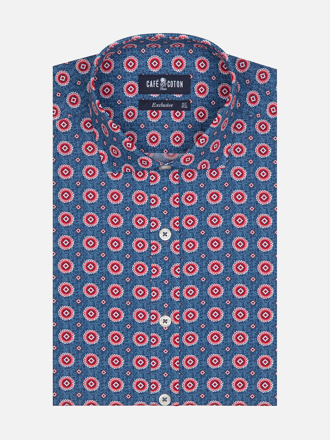 Chemise cintr&eacute;e Garvin ciel