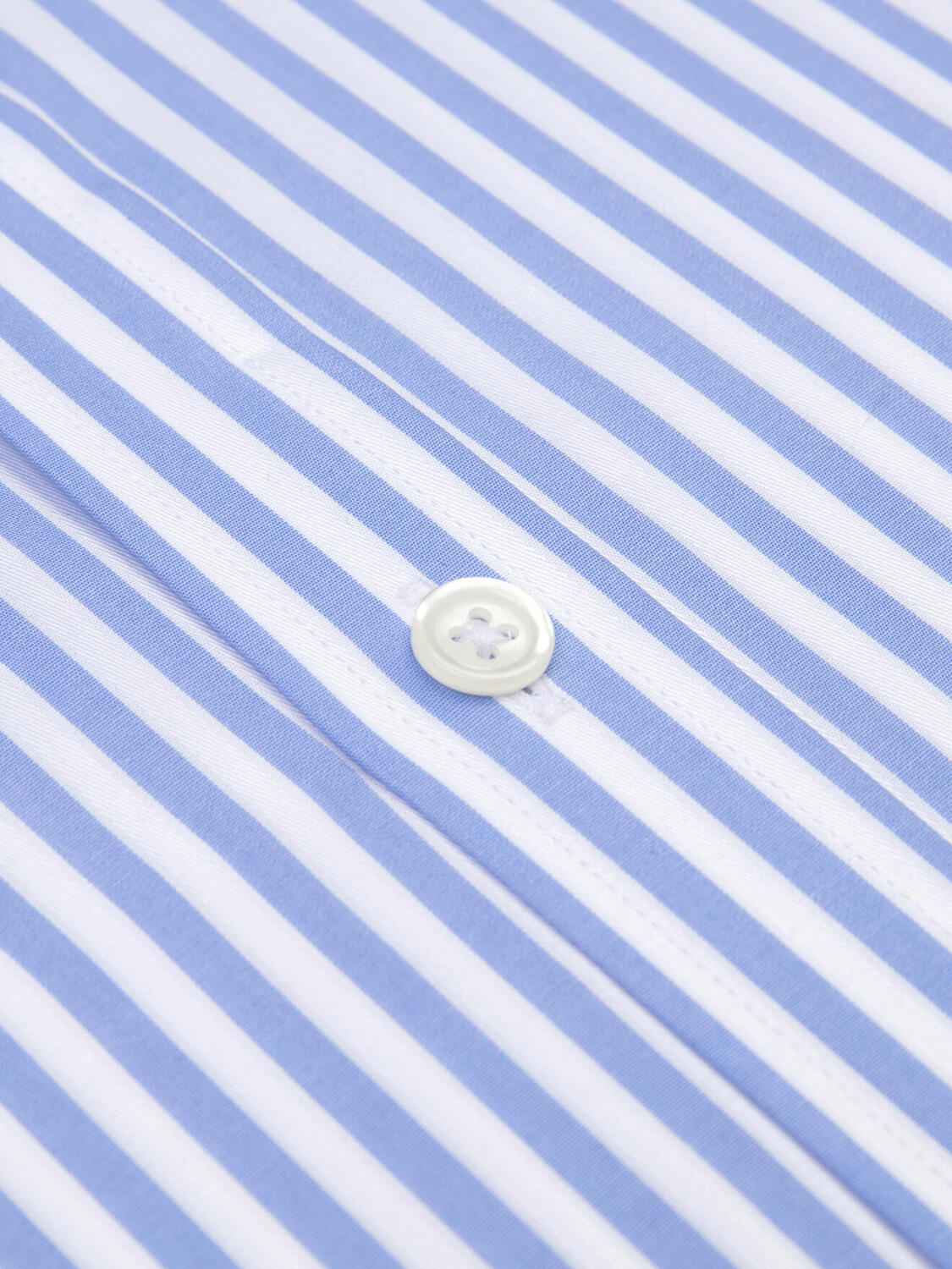 Chris slim fit shirt with sky blue stripes - Extra long sleeves
