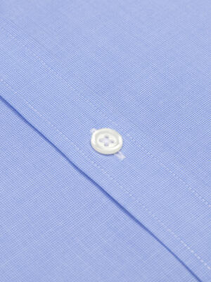 Daria sky blue poplin slim fit shirt - Extra long sleeves