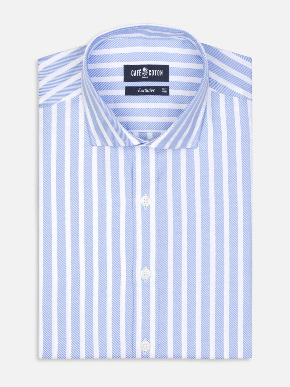 Chemise cintrée Don ciel à rayures  - Grandes Longueur de manches