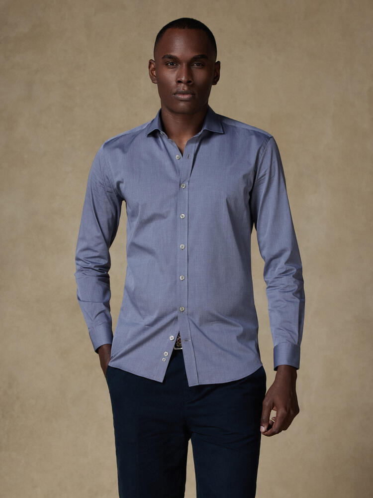 Grey threadbare slim fit shirt - Extra long sleeves