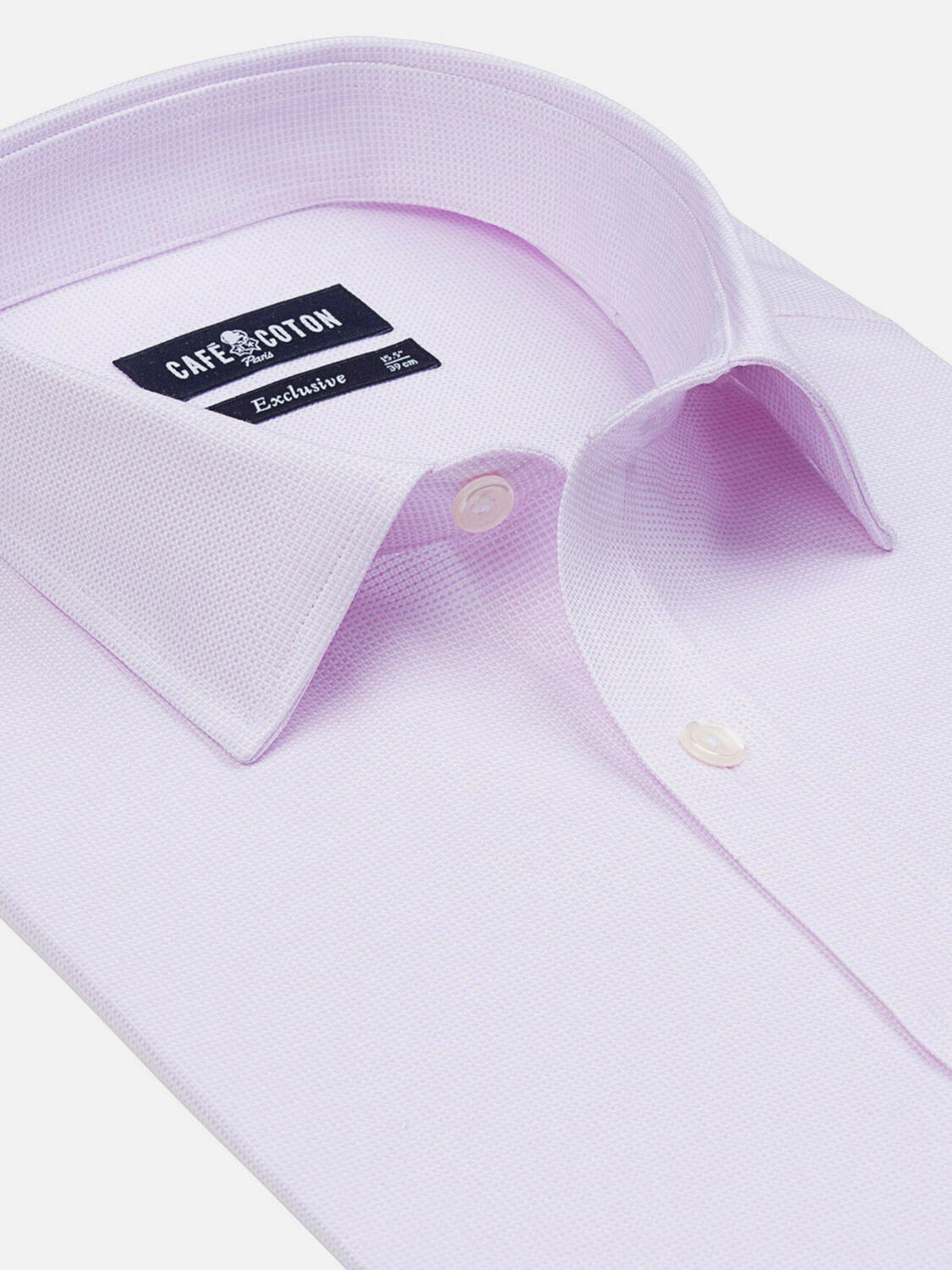 Camisa ajustada de natte rosa - Mangas extralargas