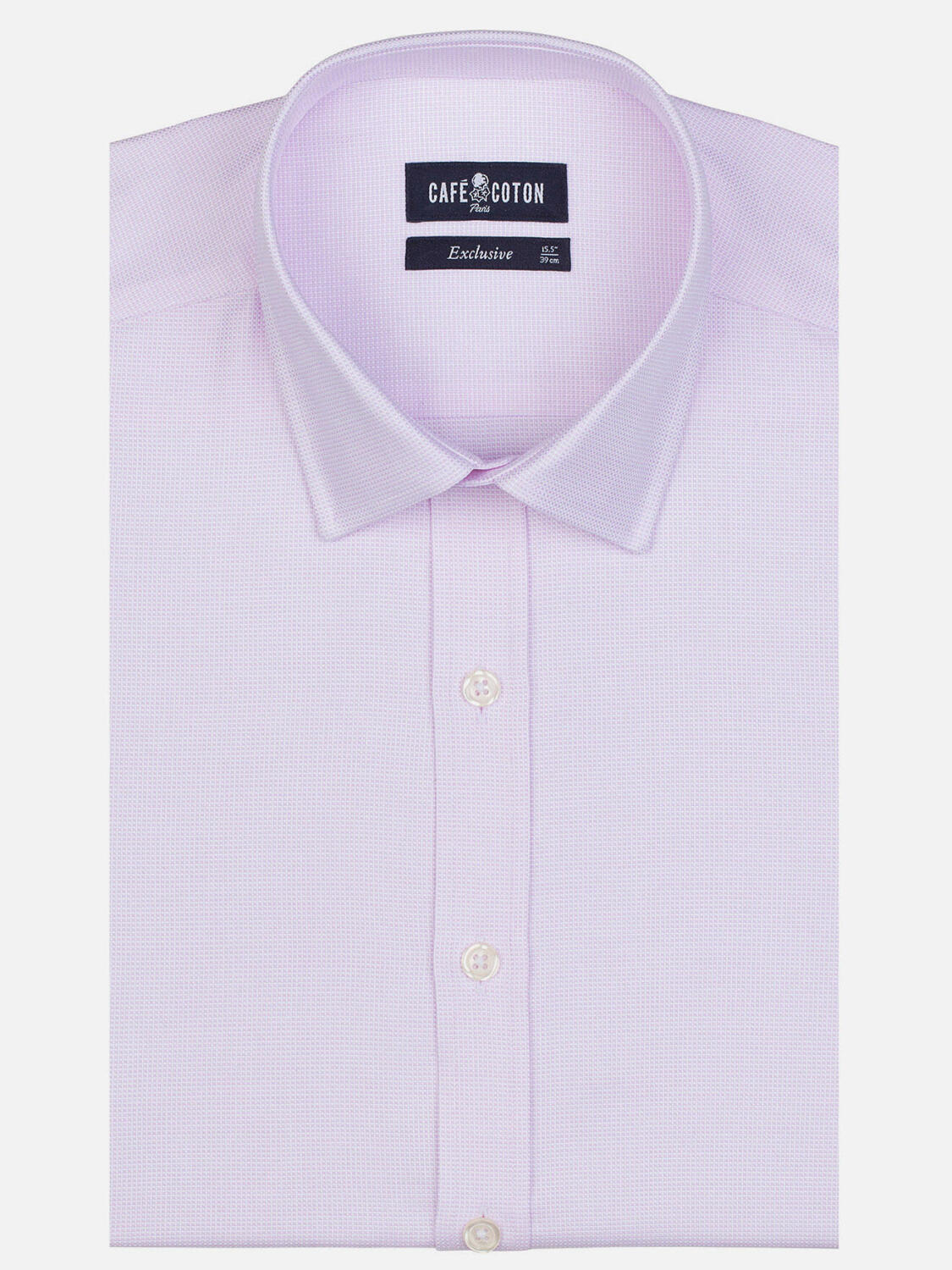 Camisa ajustada de natte rosa - Mangas extralargas
