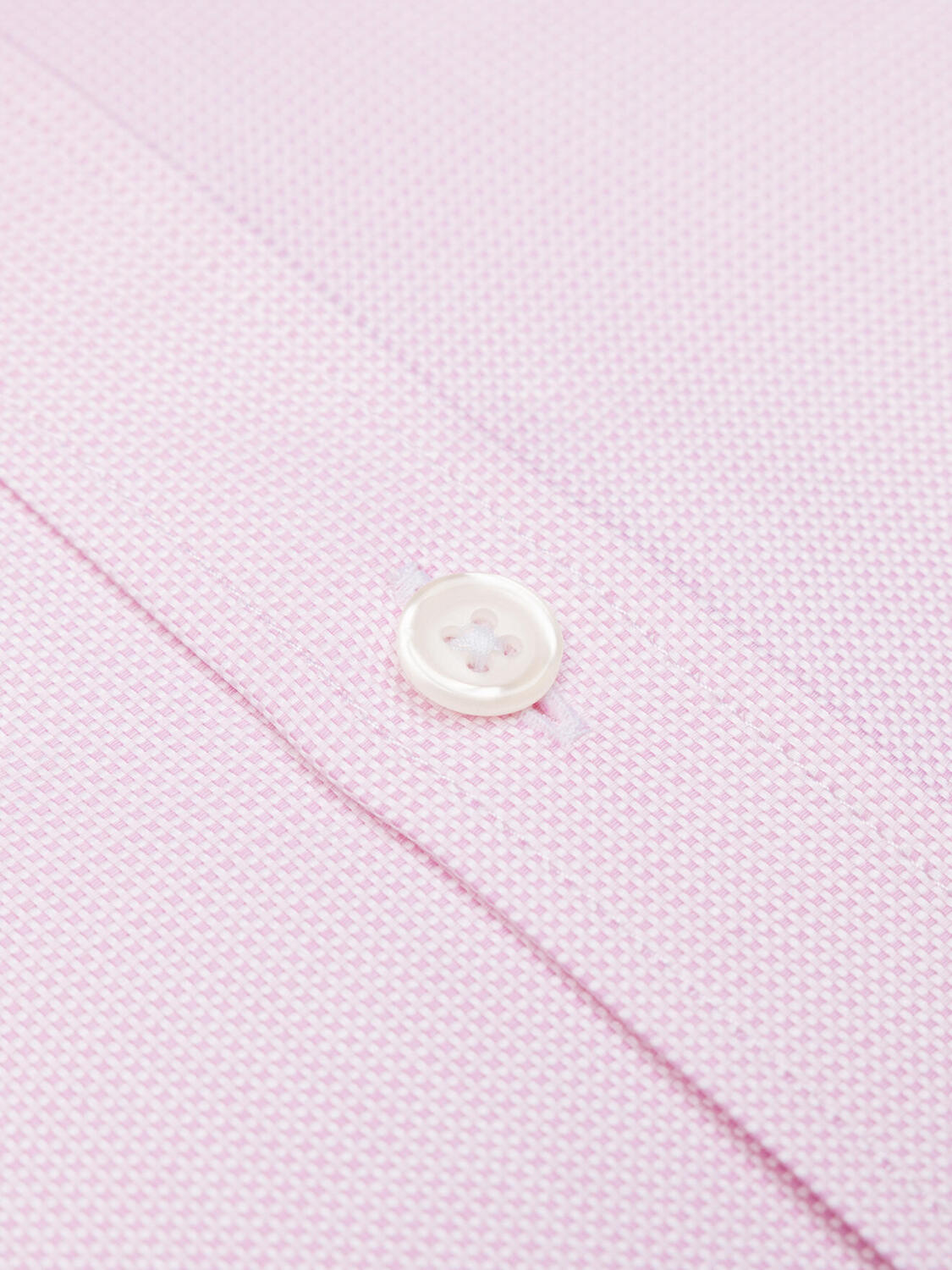 Roze natte slim fit overhemd - Extra lange mouwen