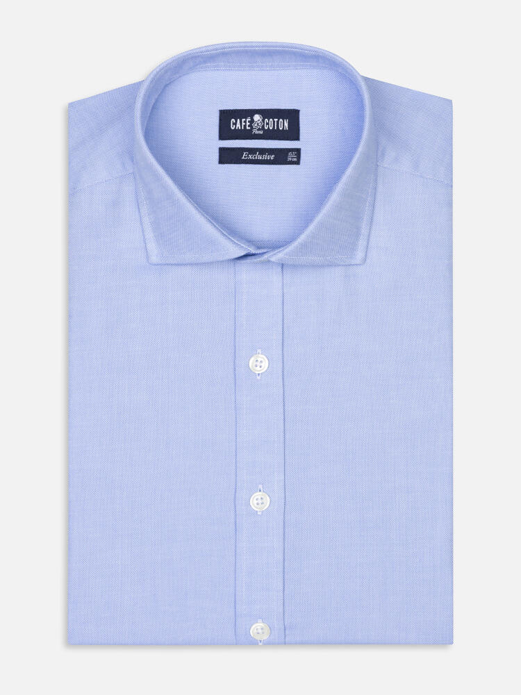 Sky oxford slim fit shirt - Extra Long Sleeves