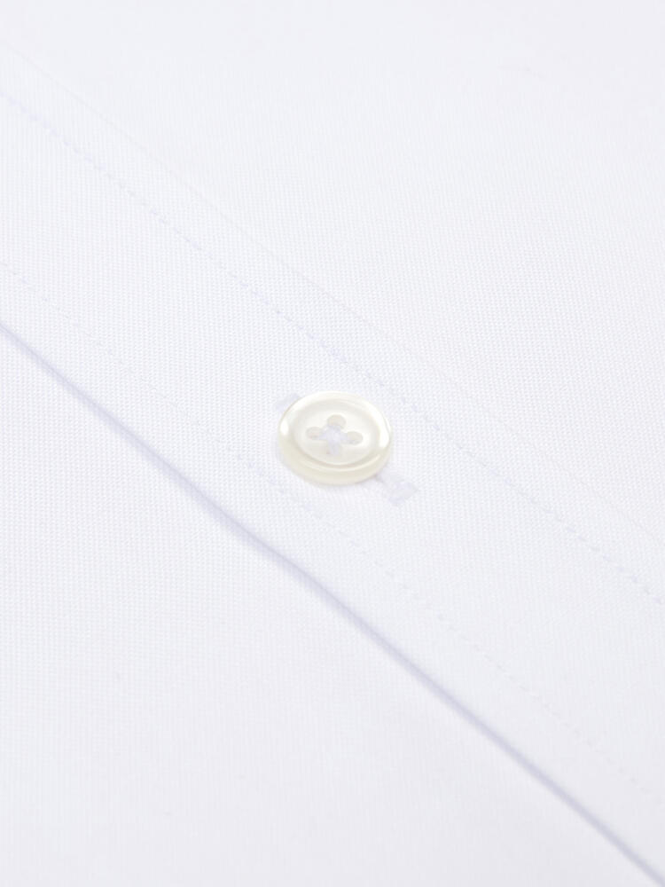 Camicia slim fit a punta bianca - Manica Lunga