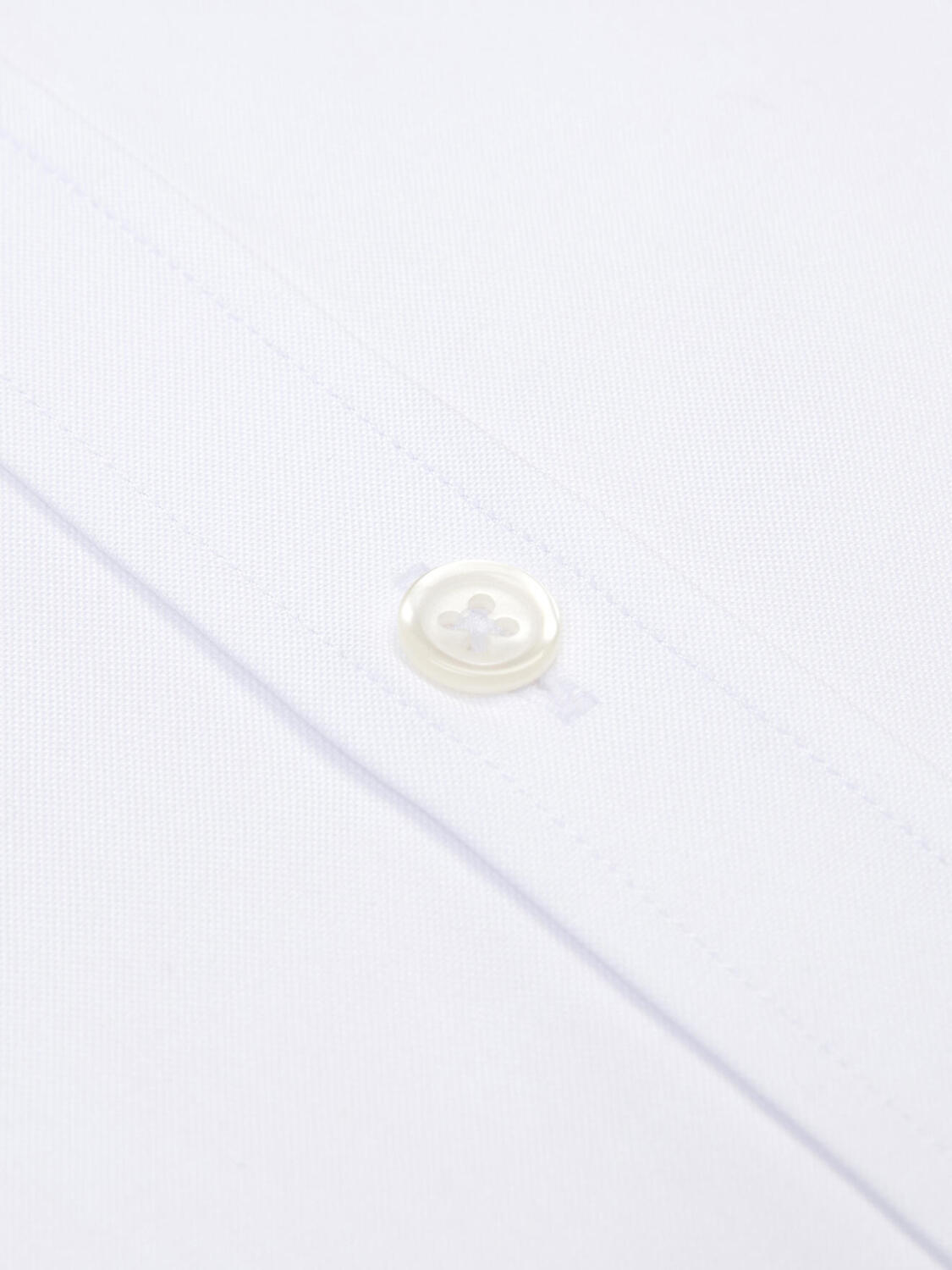 White Pin Point slim fit shirt - Extra Long Sleeves