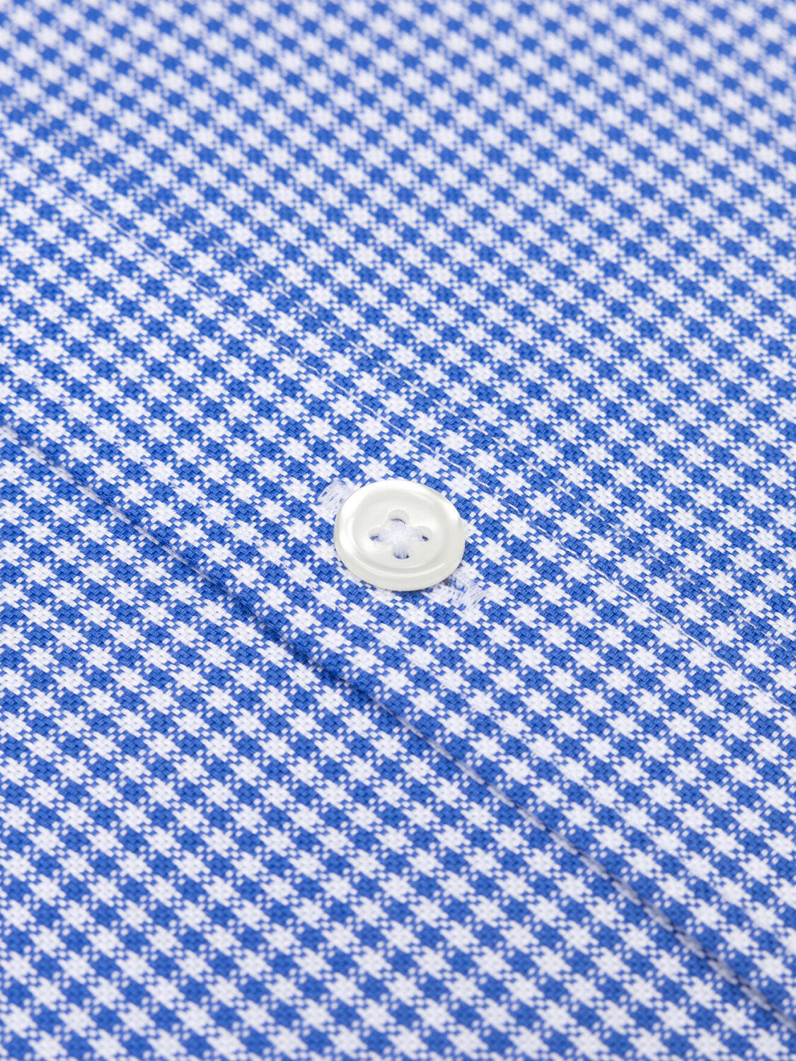 Blue gingham shirt  - Extra long sleeves