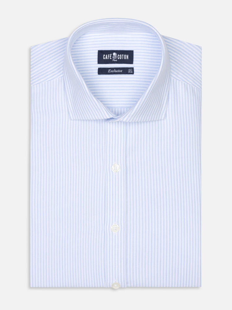 Grab slim fit shirt in brushed oxford