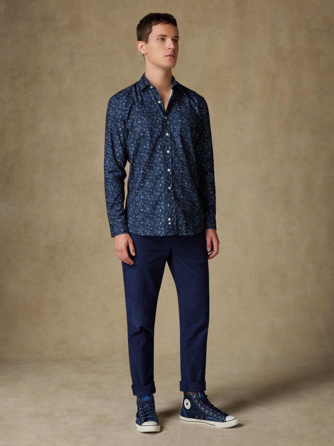 Chemise cintrée Graham à imprimé floral