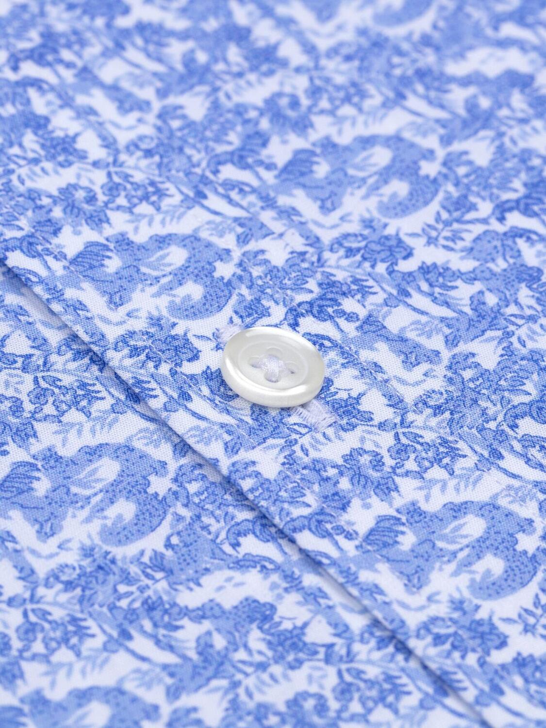 Harold slim-fit overhemd met print