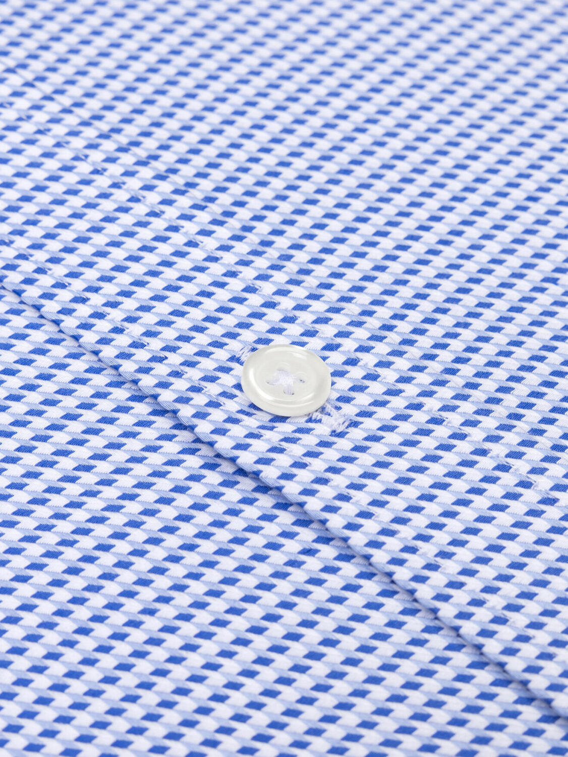 Camisa ajustada Ivy sarga azul