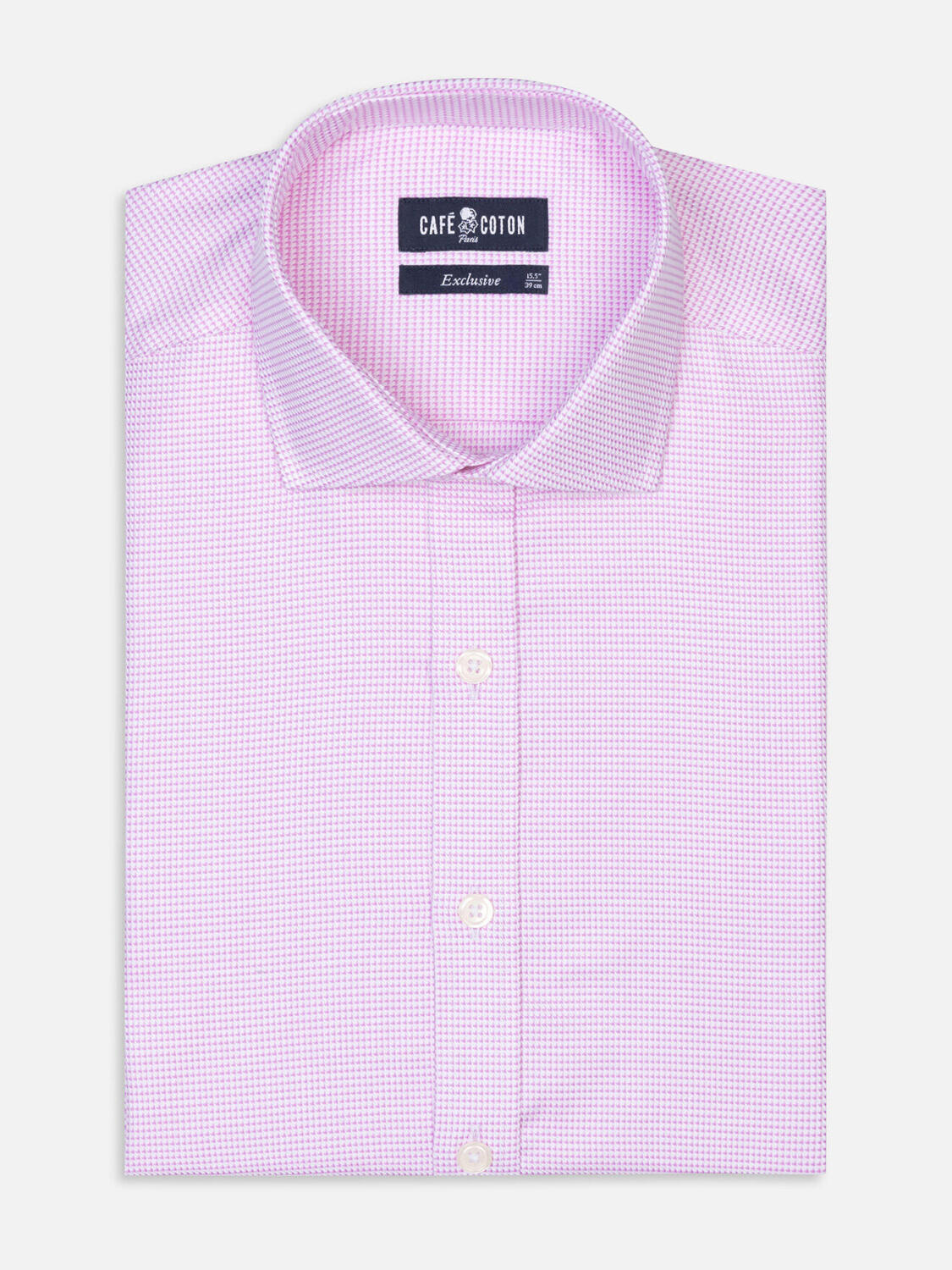 Jared Pink Twill slim fit shirt