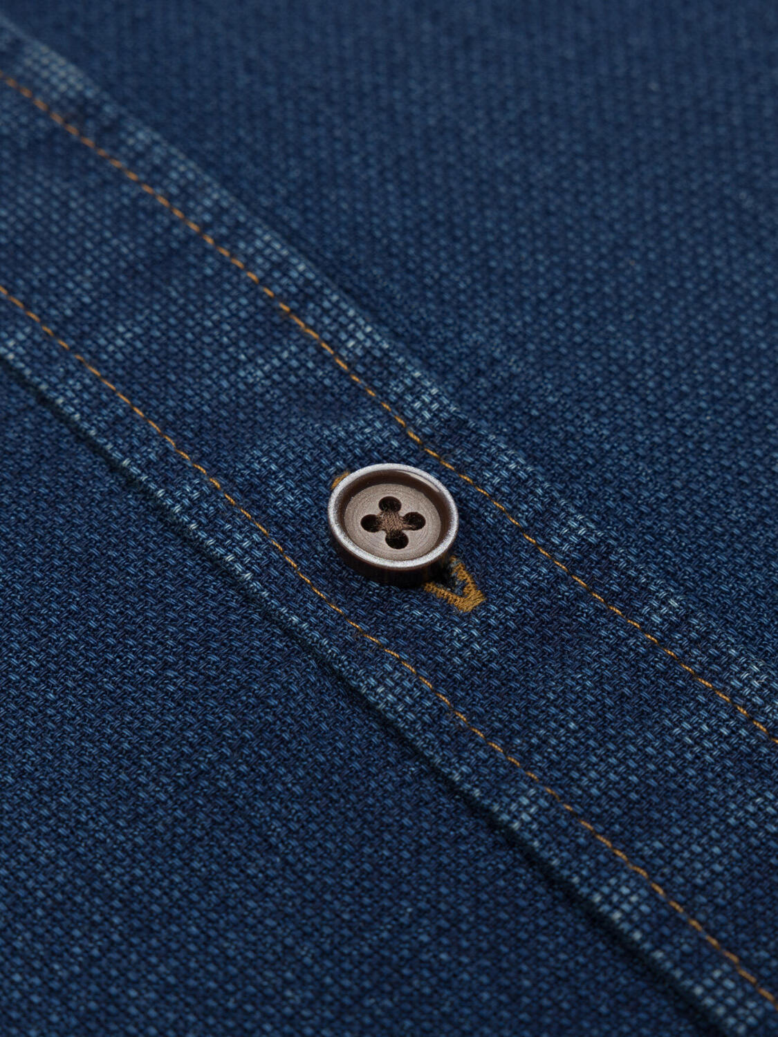 Kurt Camicia slim fit oxford indaco