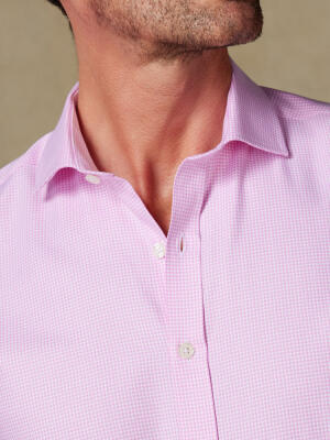 Chemise Landry en vichy rose