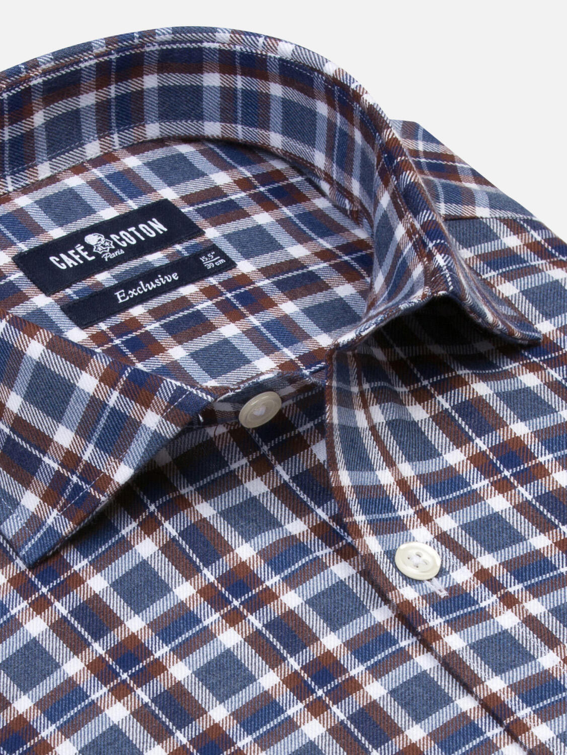 Camicia Leon sky Slim Fit