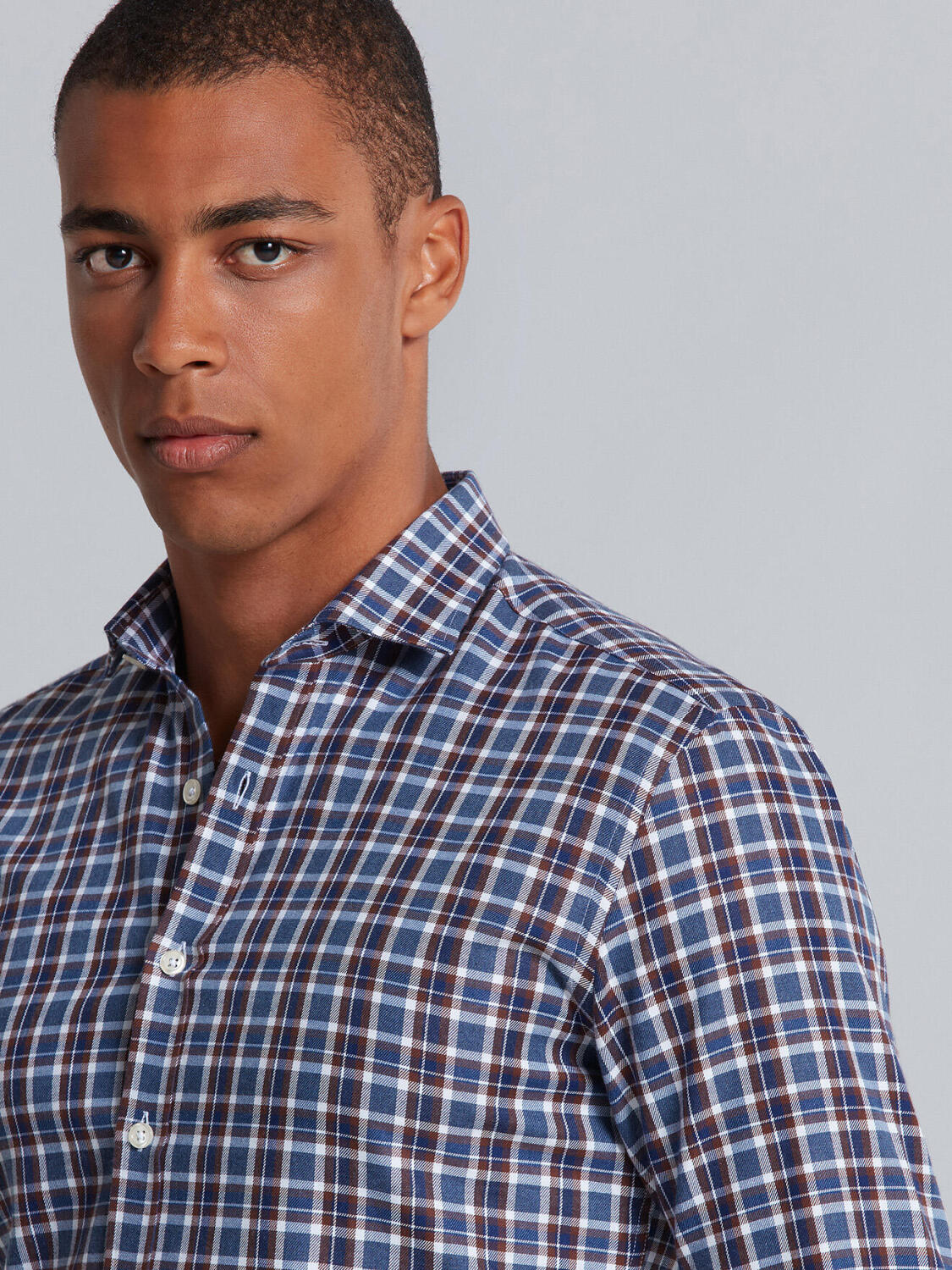 Camicia Leon sky Slim Fit