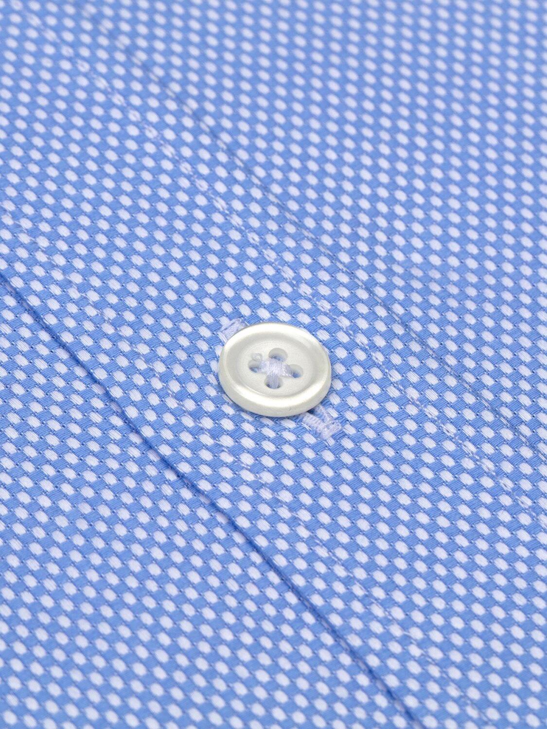 Chemise cintr&eacute;e Luke en natt&eacute; ciel