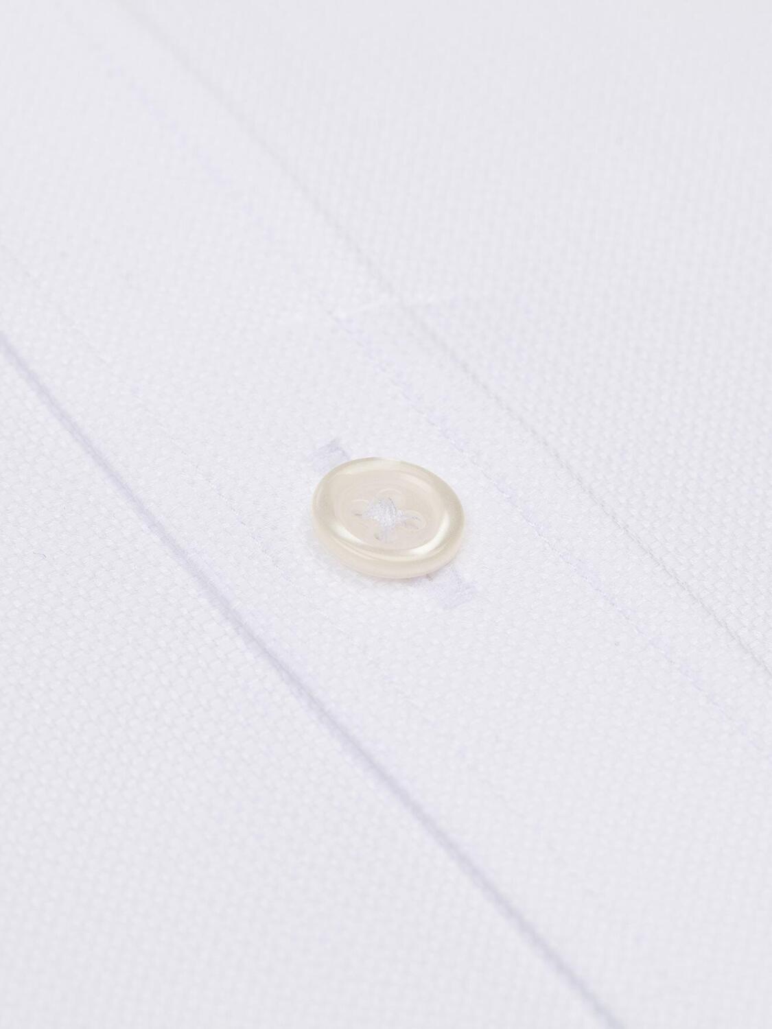 Chemise cintrée Miles texturée blanche