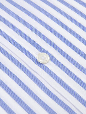 Noha Blue Stripes slim fit shirt