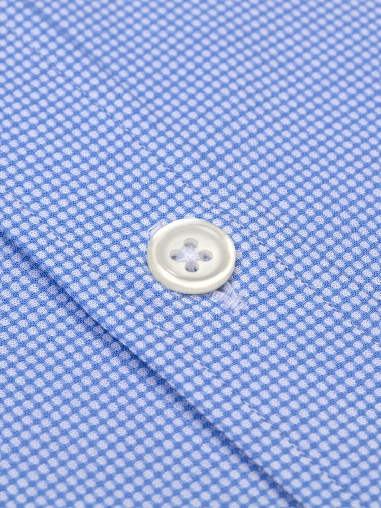 Blue sky pin point slim fit shirt