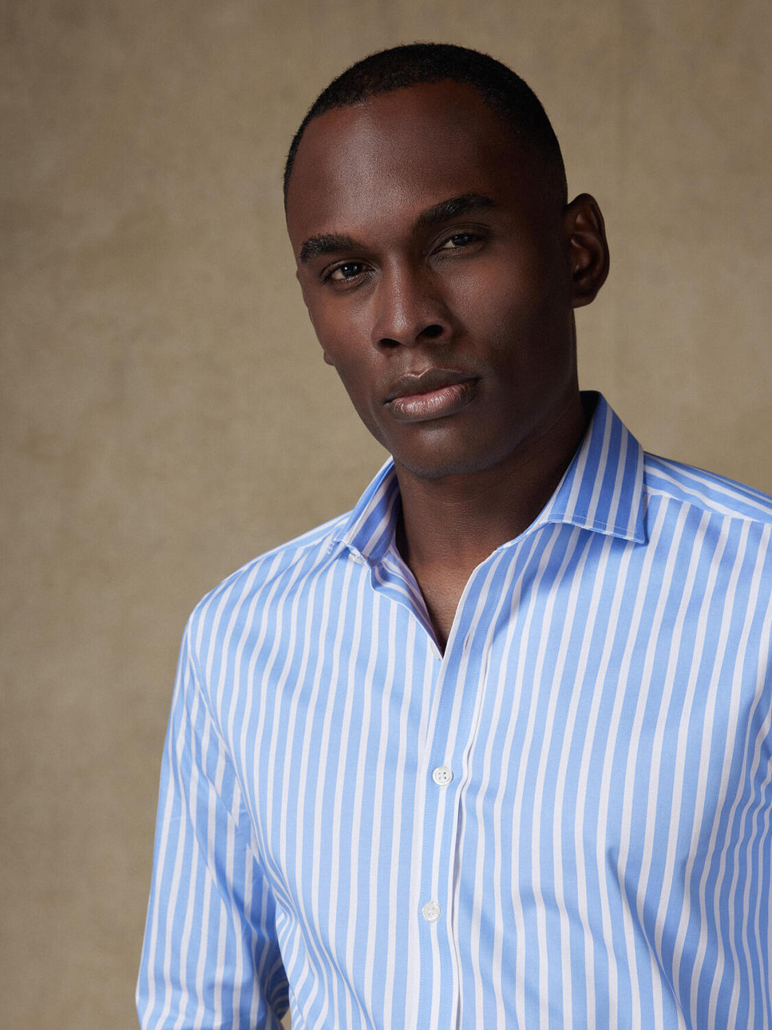 Camisa de rayas celestes Phil - Slim Fit