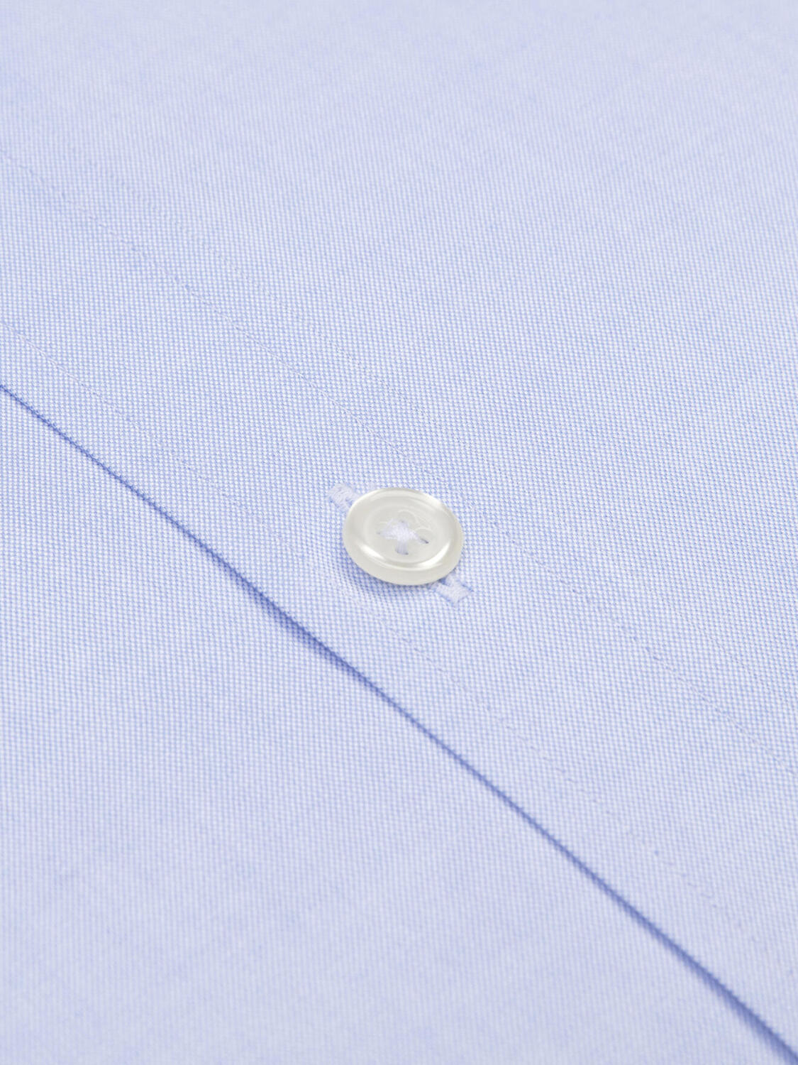 Camicia slim fit punta di spillo cielo