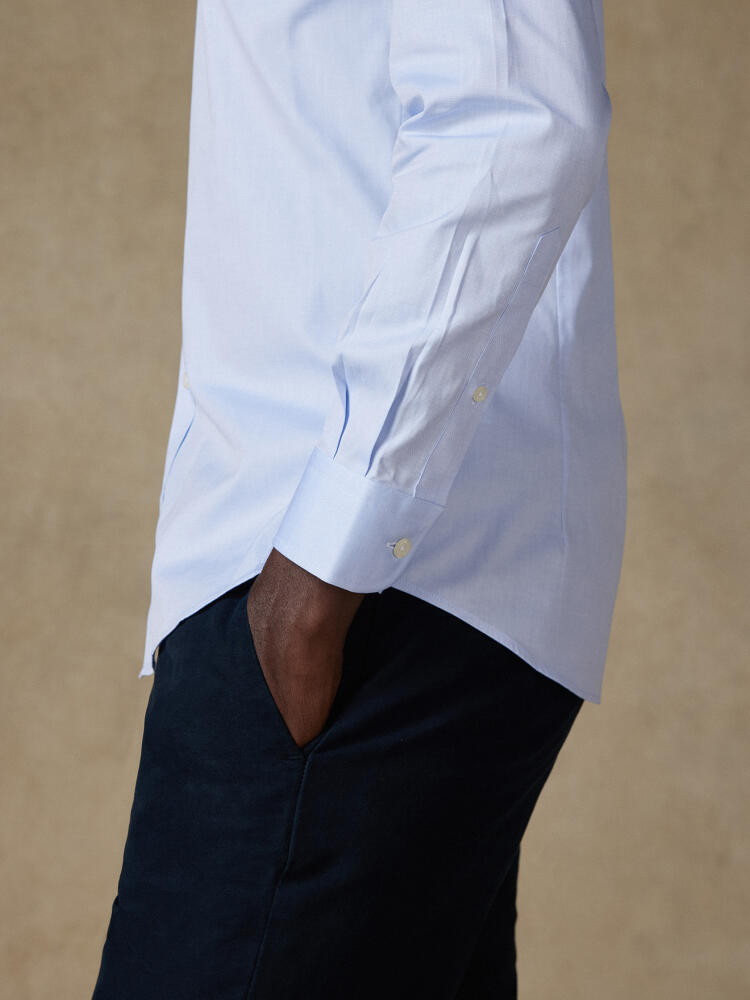 Sky pin point slim fit shirt