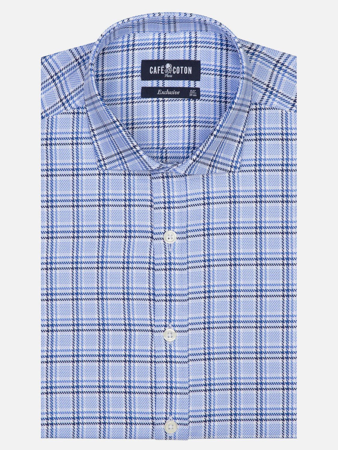 Chemise cintrée Purcell ciel