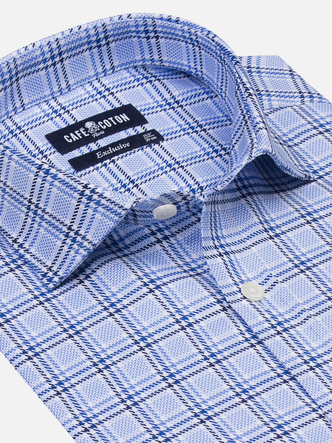 Chemise cintrée Purcell ciel