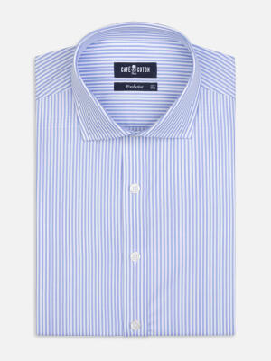 Slim Fit Sawyer Sky Blue Striped Shirt