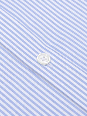 Slim Fit Sawyer Sky Blue Striped Shirt