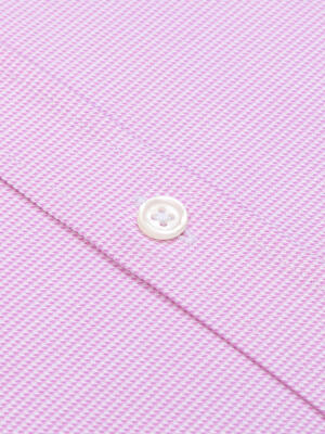 Slim Fit Tadd Strukturiertes Hemd Rosa