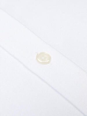 Vils white brushed oxford slim fit shirt