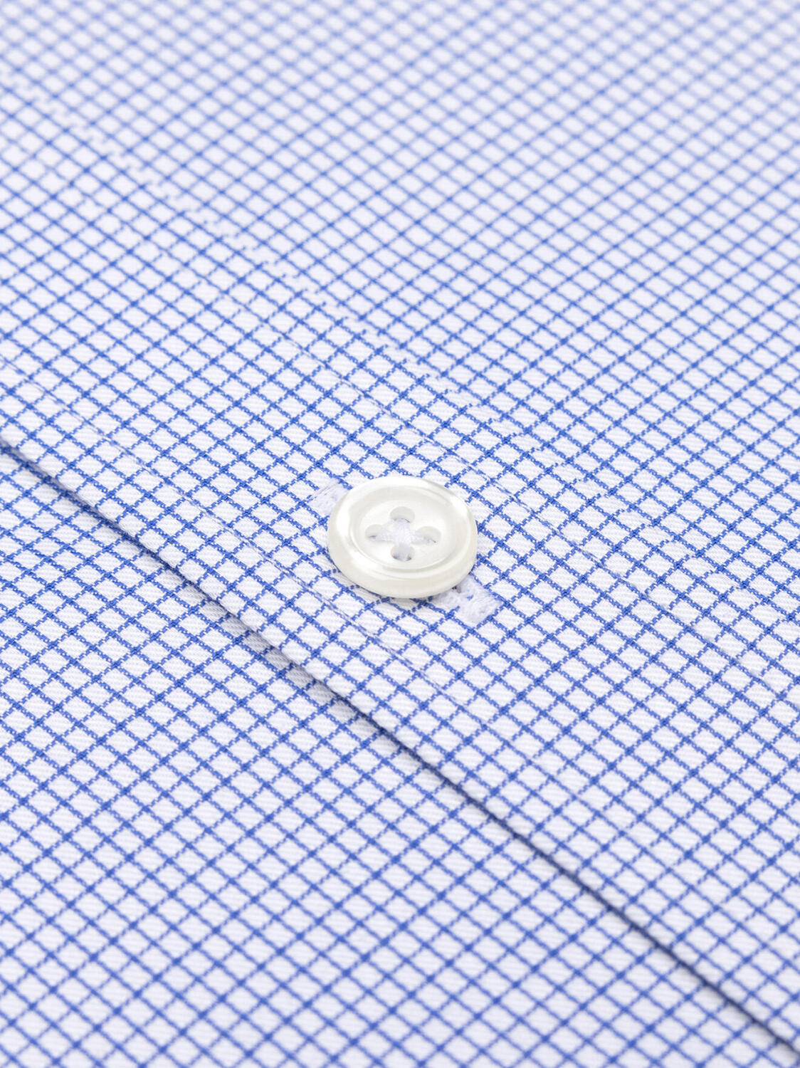 Waly blauw gestreept shirt - Slim Fit