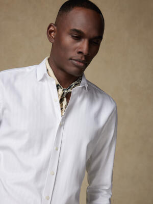 Woody slim fit shirt white