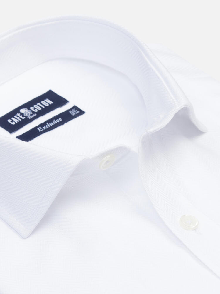 Camicia slim Woody bianca