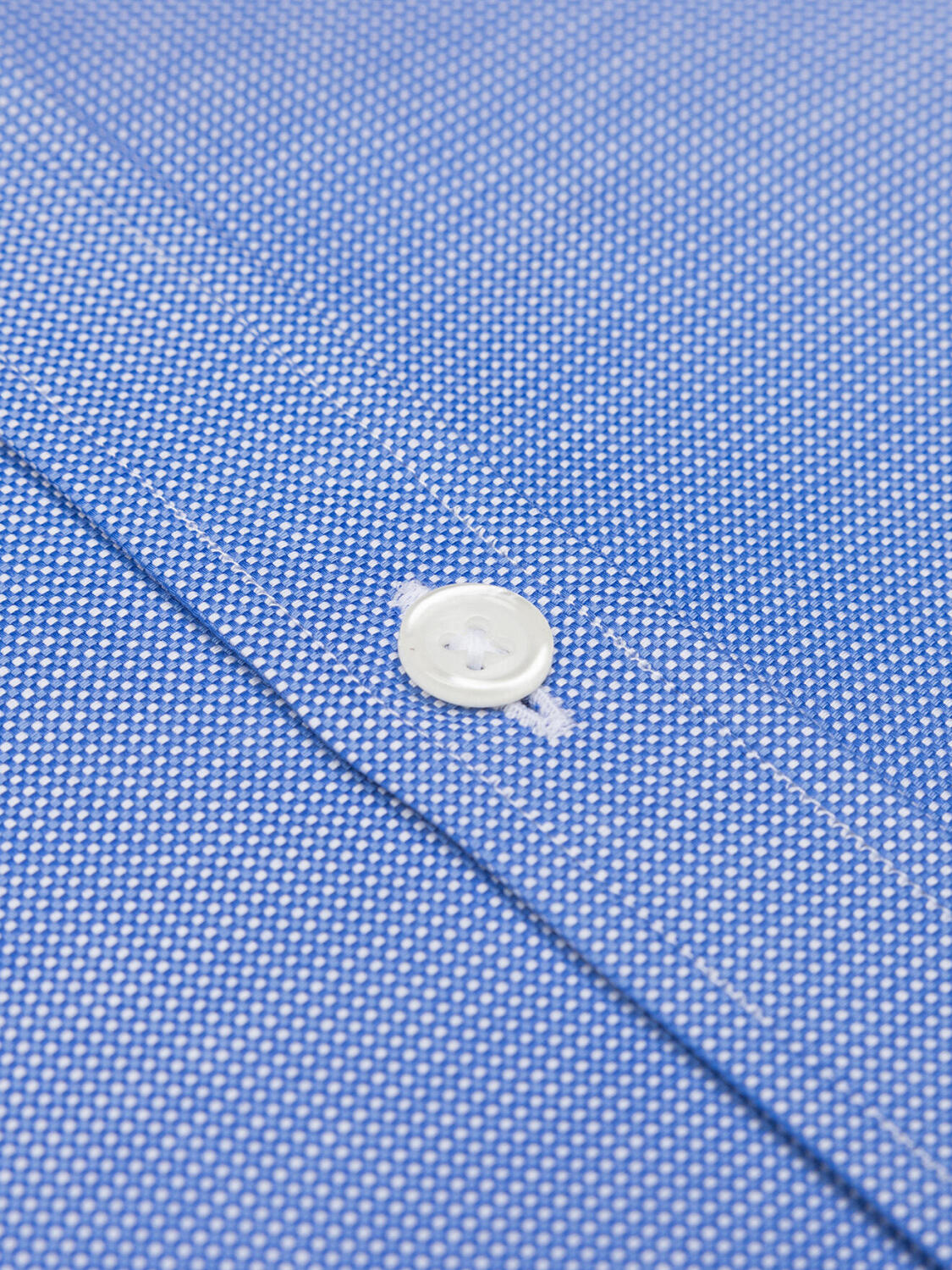 Hemd Sole in blauem Zopfmuster