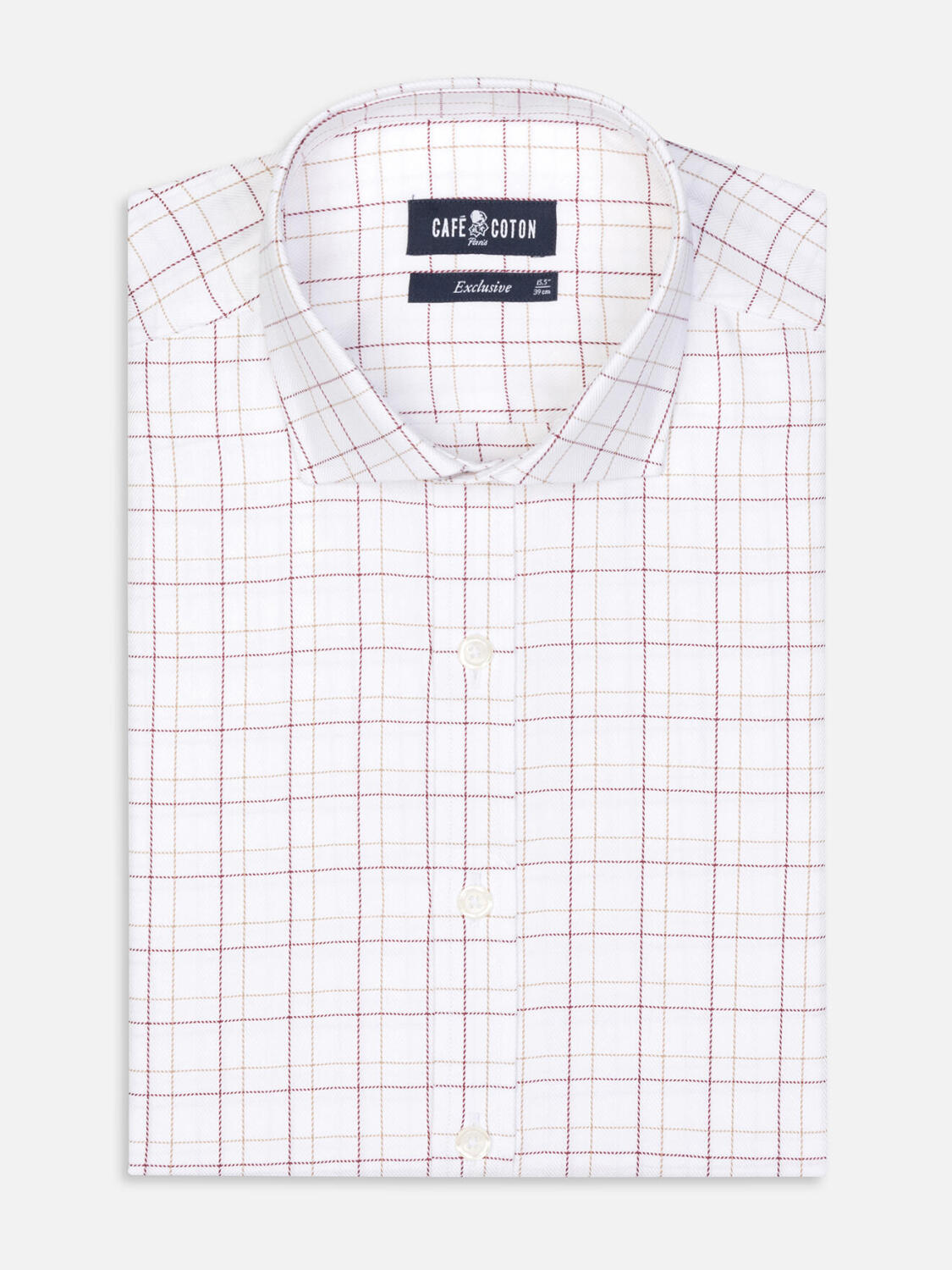 Rood geruit overhemd