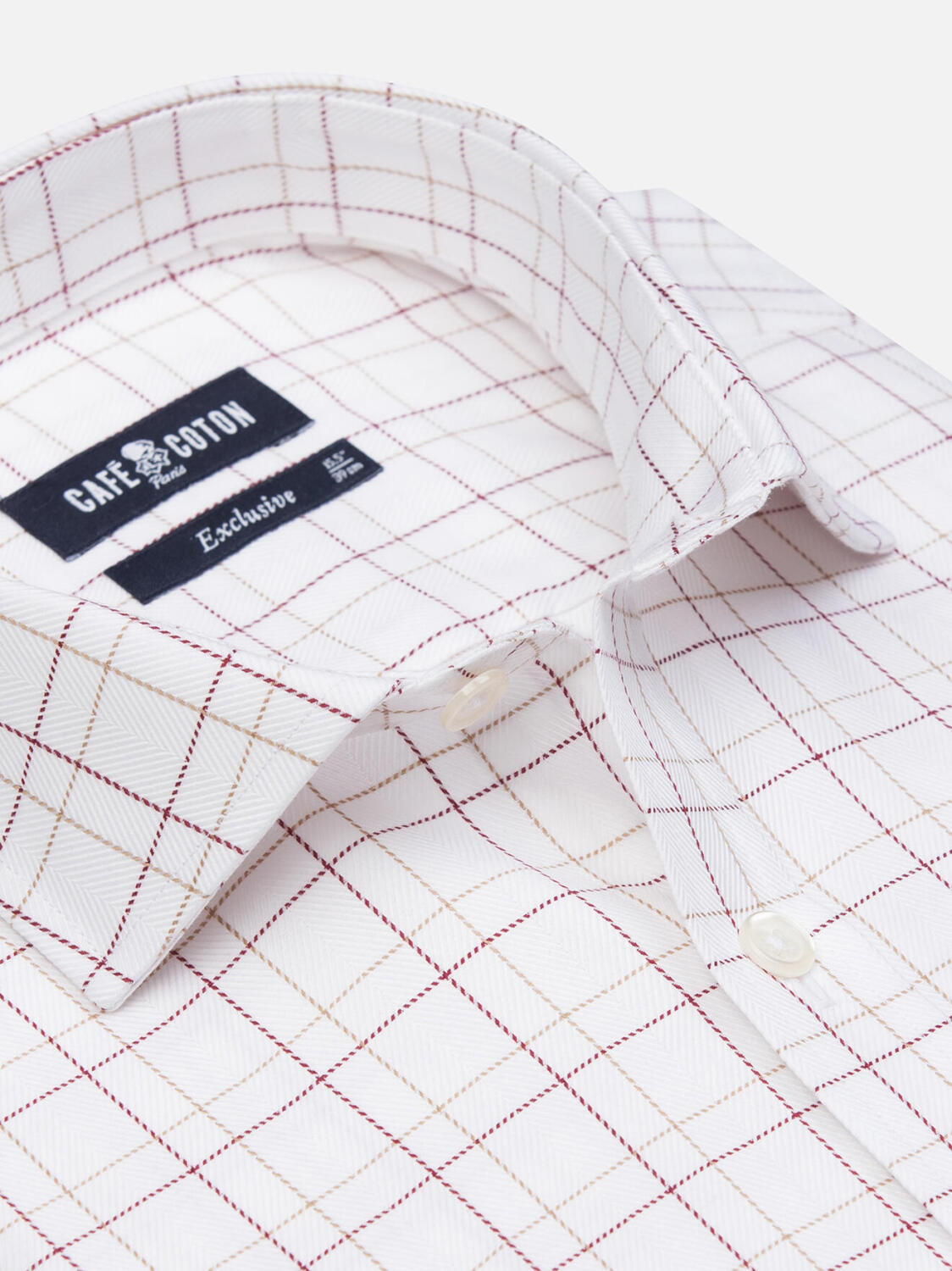 Rood geruit overhemd