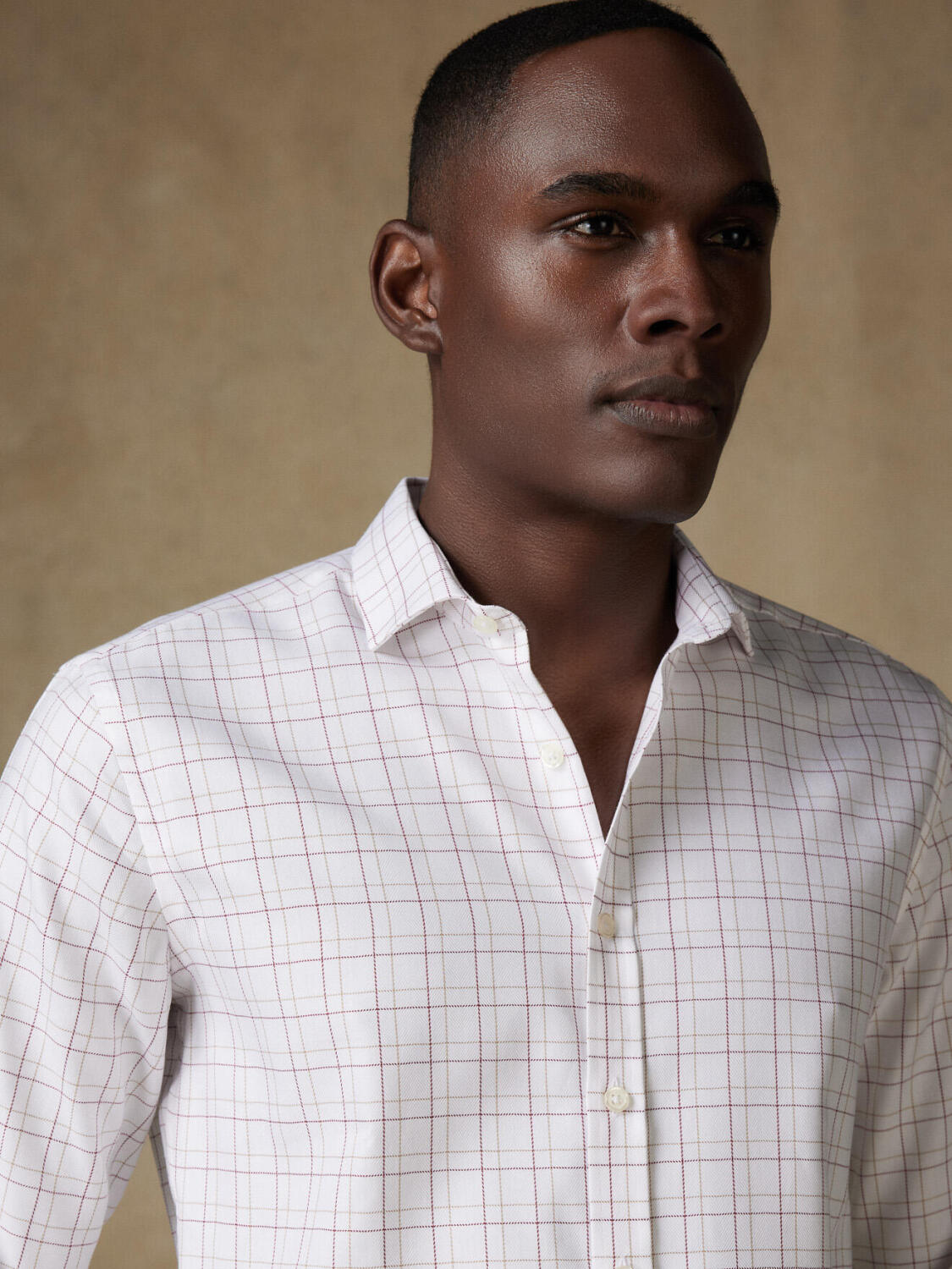 Rood geruit overhemd