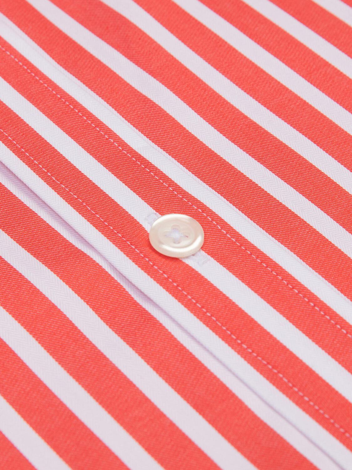 Overhemd Toby met strepen oranje