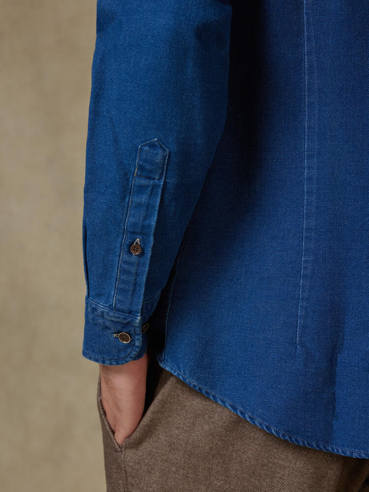 Chemise Tucker indigo