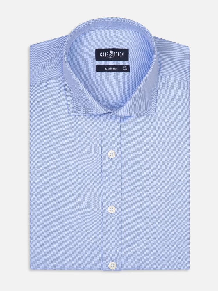 Chemise en twill ciel