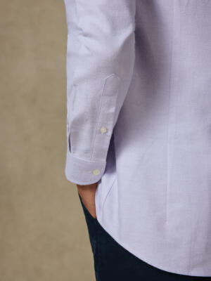 Vils mauve brushed oxford shirt