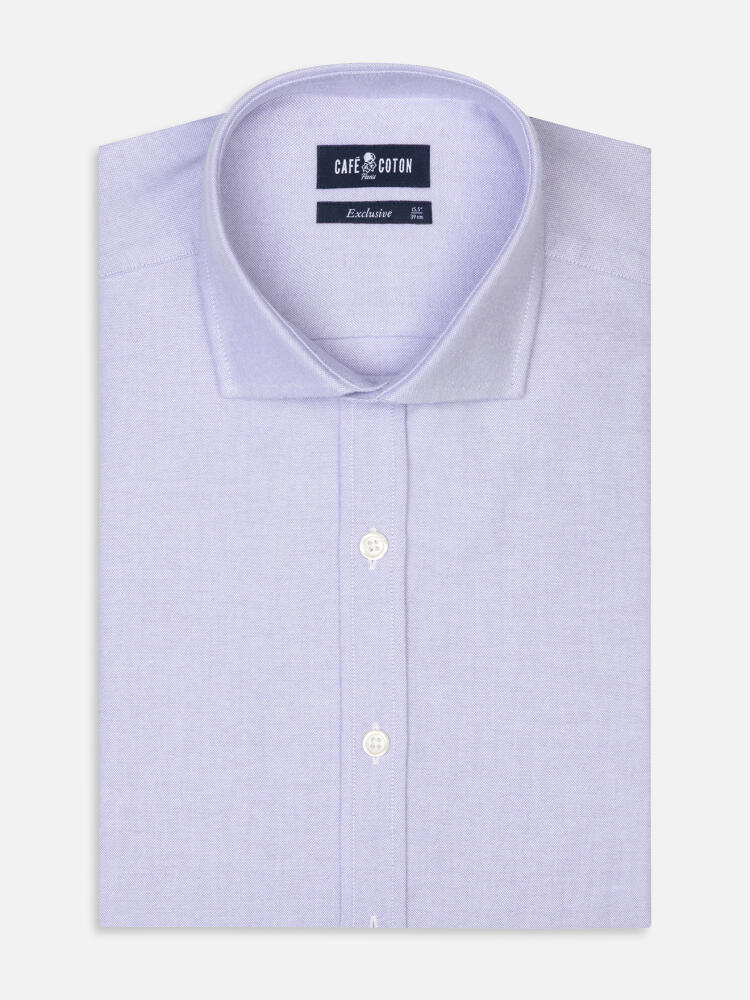 Camicia Vils in oxford spazzolato malva