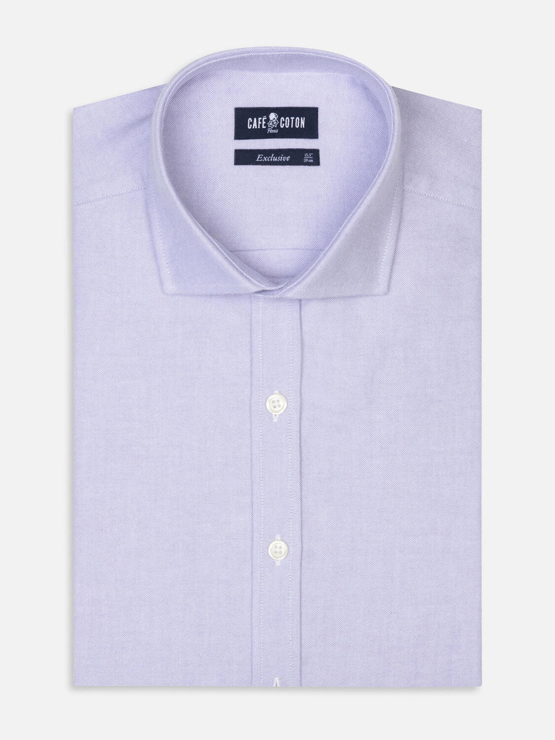 Vils mauve brushed oxford shirt