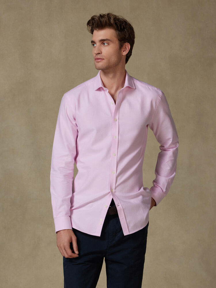 Camicia Vils in oxford spazzolato rosa