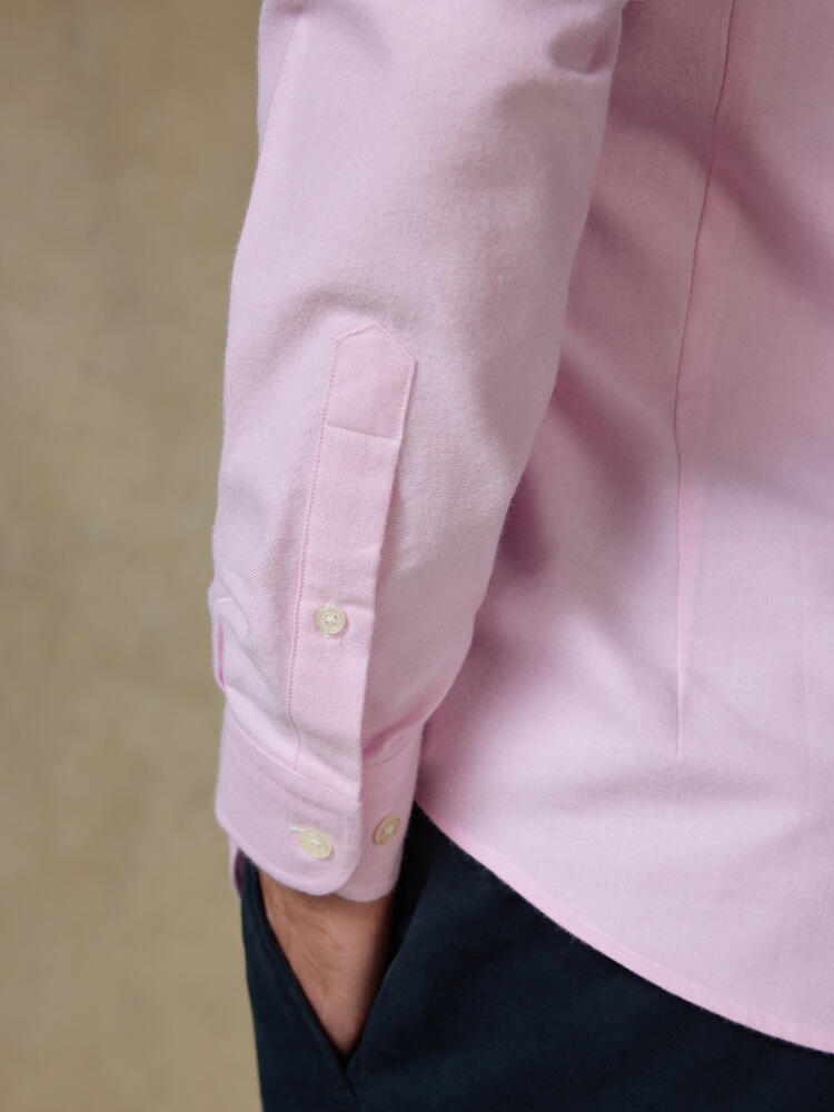Camicia Vils in oxford spazzolato rosa