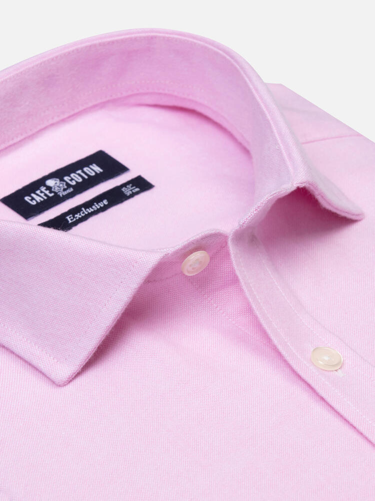 Camicia Vils in oxford spazzolato rosa